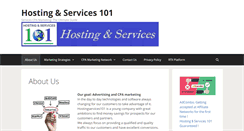 Desktop Screenshot of hostingservices101.com