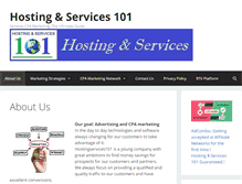 Tablet Screenshot of hostingservices101.com